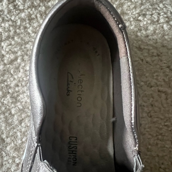 Clarks Metallic Slip-On Shoes - Picture 2 of 3